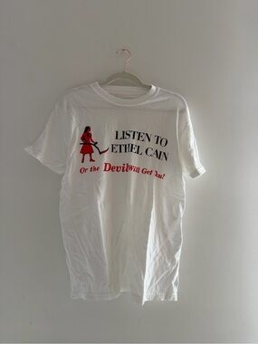 Listen to Ethel Cain Graphic Tee - White